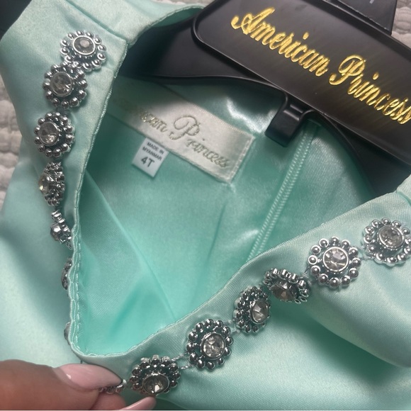 NWT Mint Green Formal Dress 4T - Picture 5 of 8